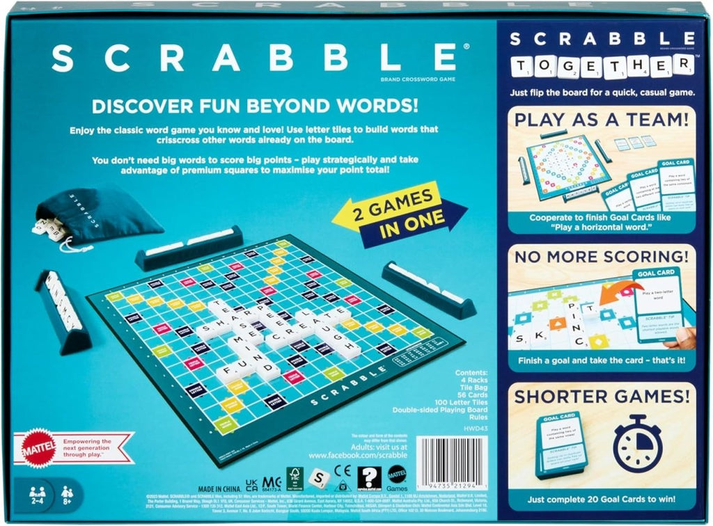 Mattel Games Scrabble Board Game - Inspire Newquay