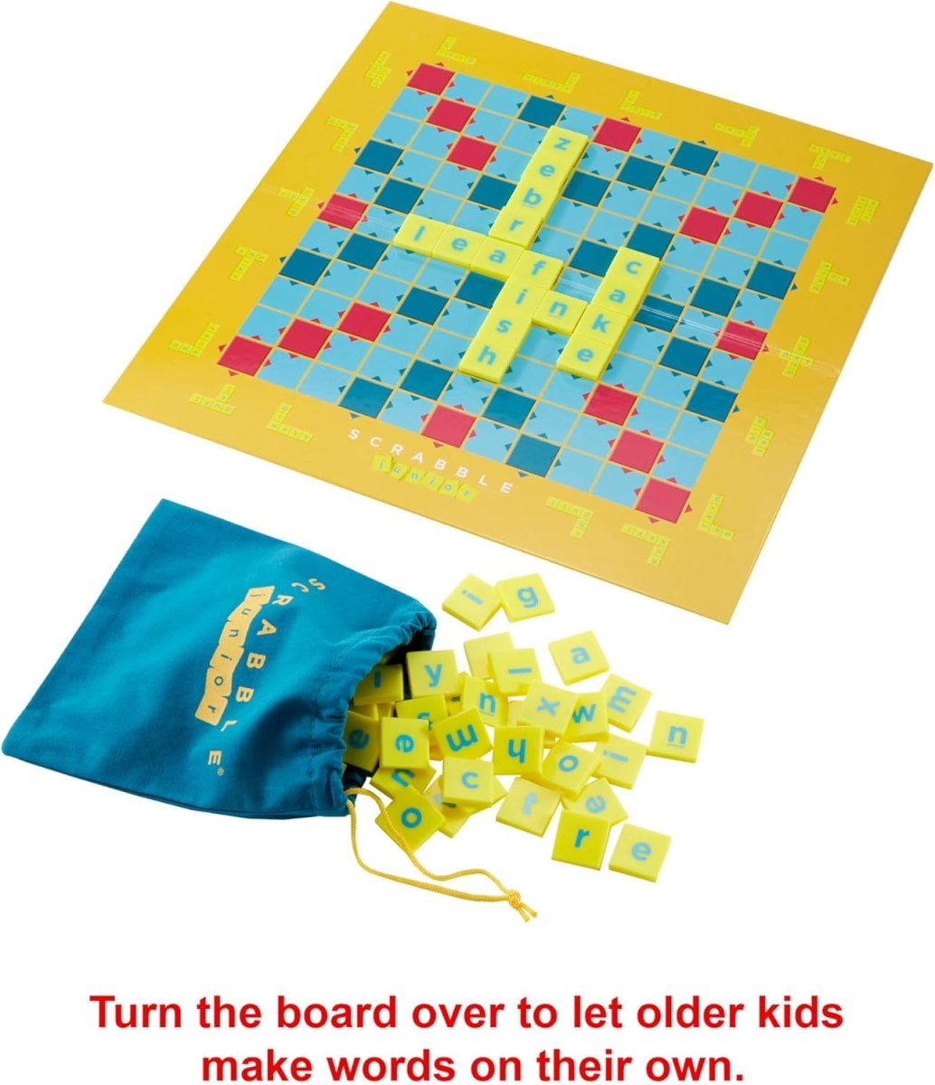 Mattel Games Scrabble Junior Kids Crossword Game - Inspire Newquay