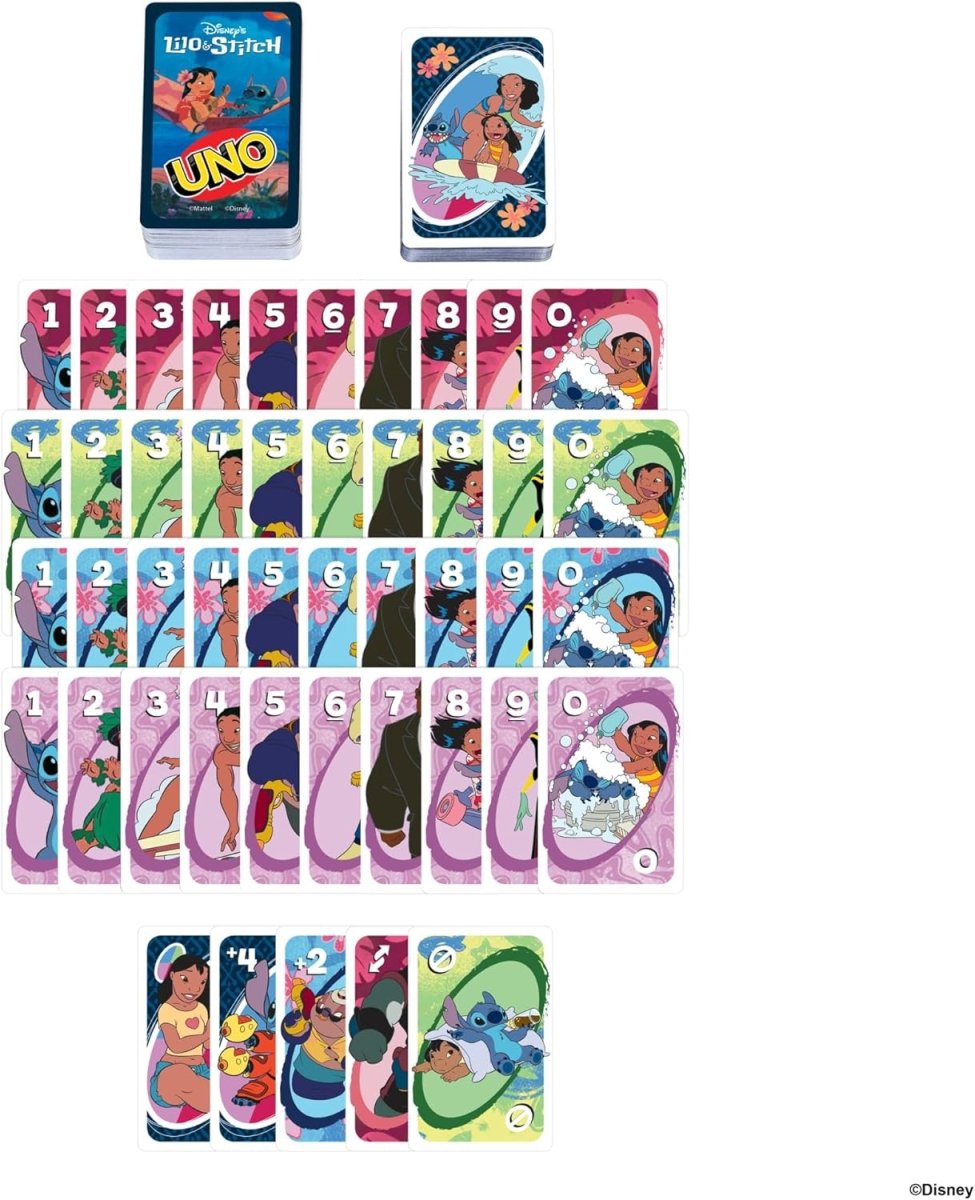 Mattel Games UNO Disney’s Lilo and Stitch Card Game - Inspire Newquay