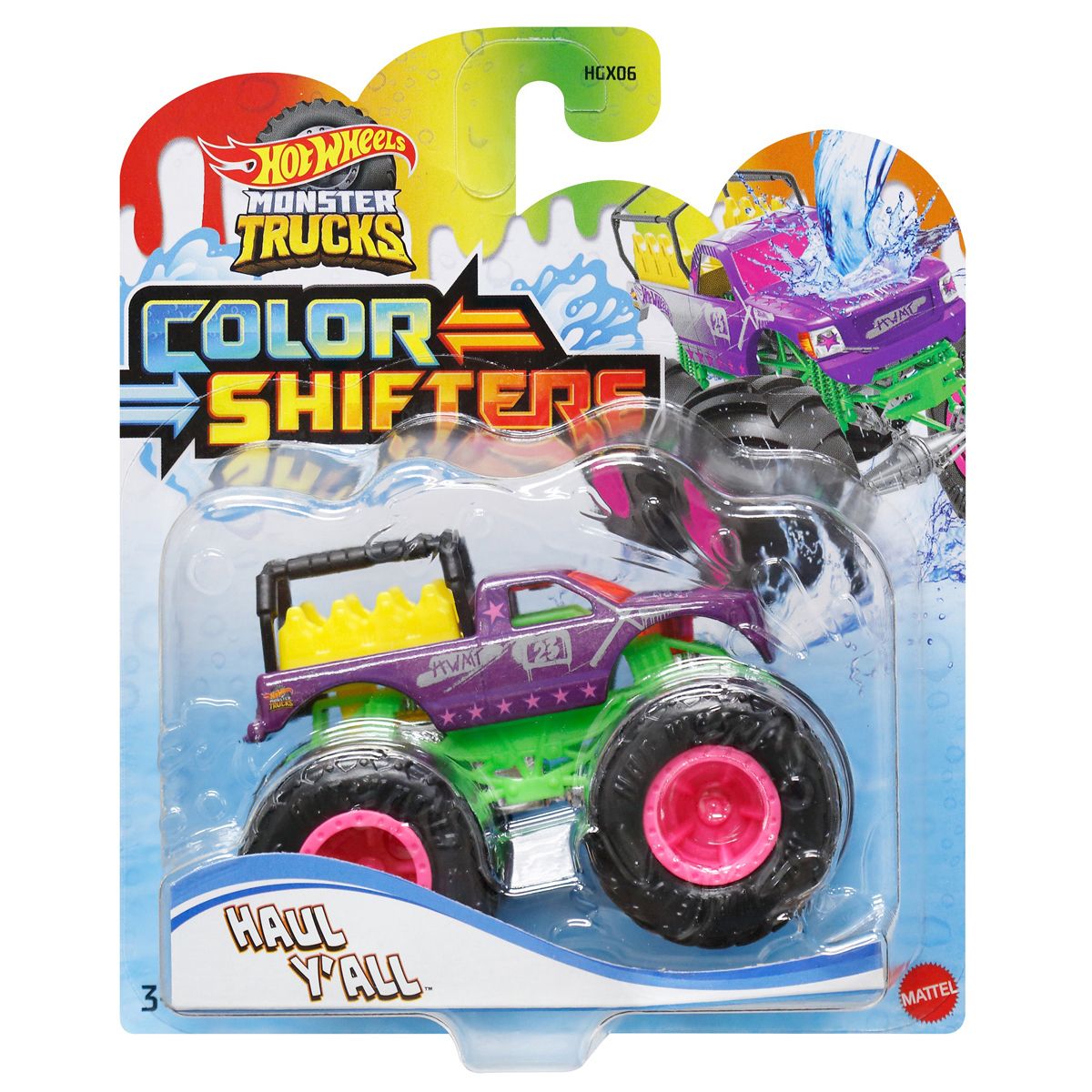 Mattel Hot Wheels Monster Trucks Color Shifters Haul Y'all - Inspire Newquay