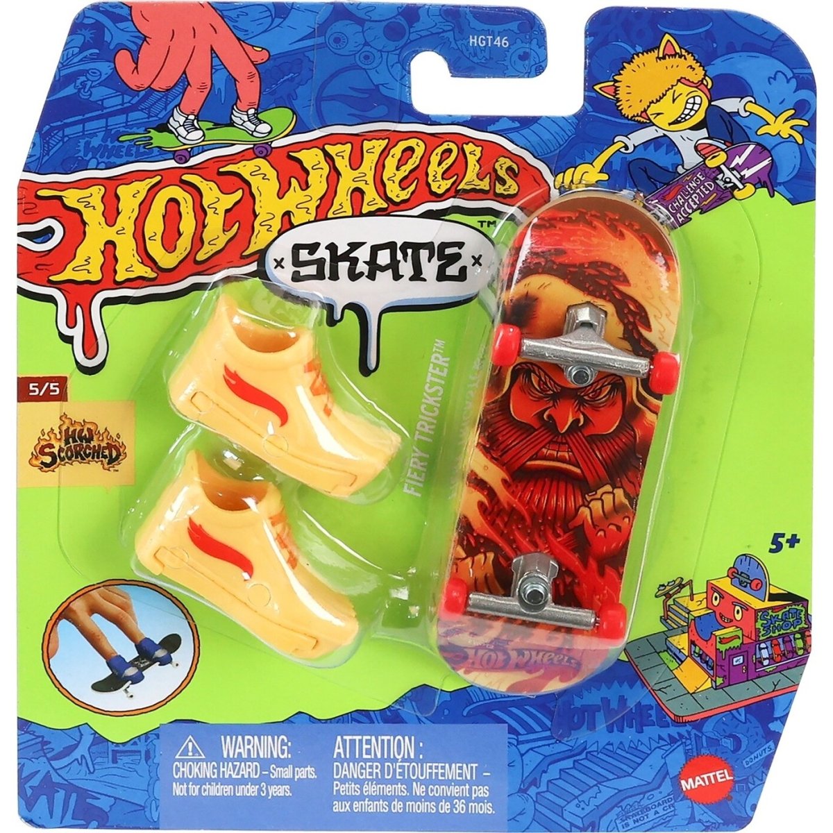 Mattel Hot Wheels Skate Fiery Trickster Board - Inspire Newquay