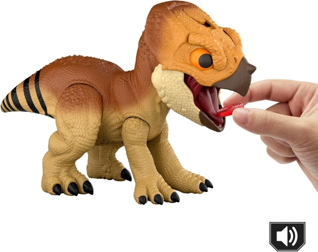 Mattel Jurassic World Rebirth Primal Protector Aquilops Dolores Interactive Dinosaur Toy - Inspire Newquay