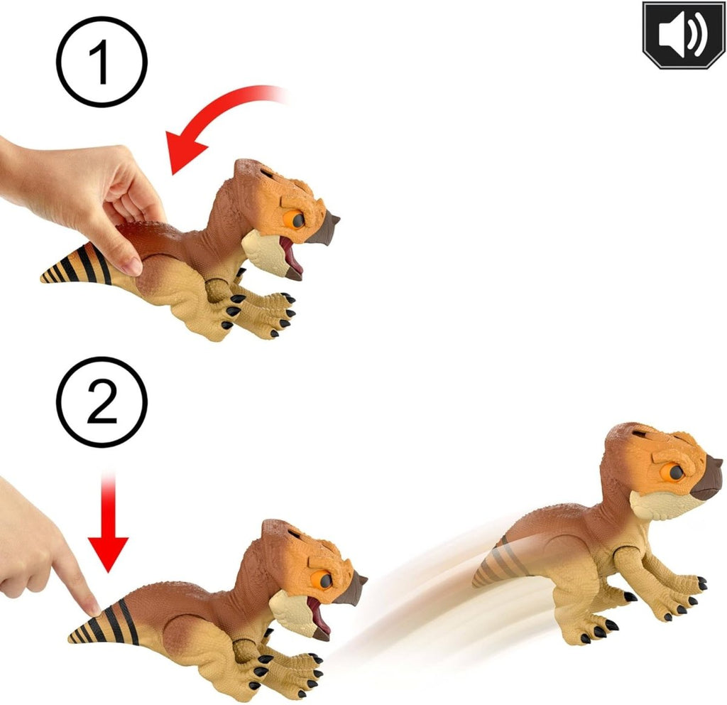 Mattel Jurassic World Rebirth Primal Protector Aquilops Dolores Interactive Dinosaur Toy - Inspire Newquay