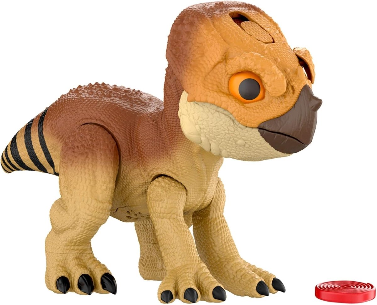 Mattel Jurassic World Rebirth Primal Protector Aquilops Dolores Interactive Dinosaur Toy - Inspire Newquay