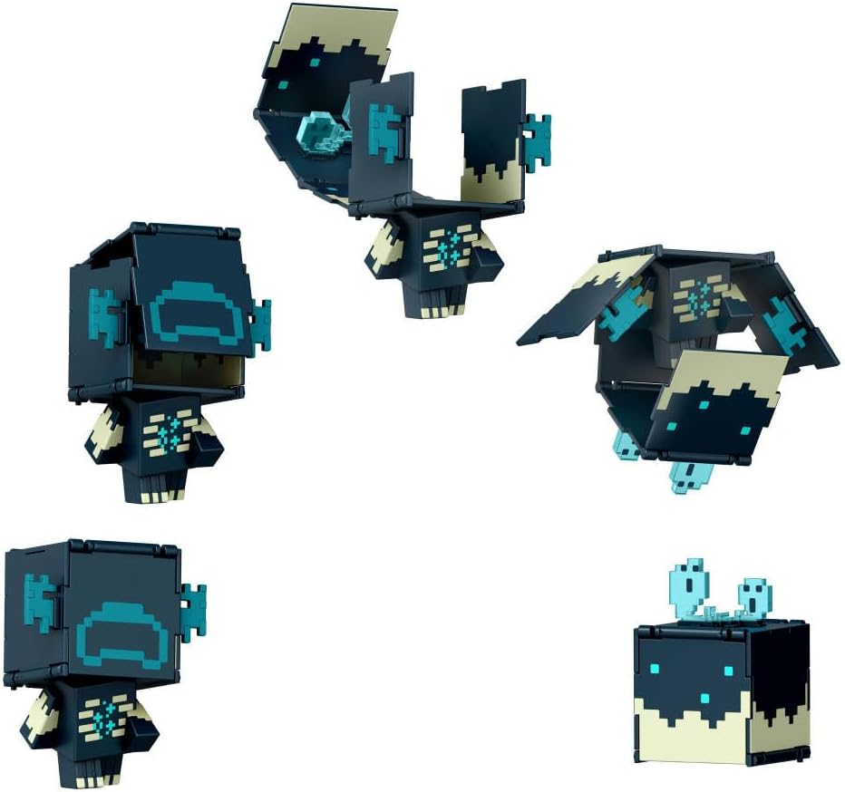 Mattel - Minecraft Flippin' Figs Skulk Catalyst and Warden - Inspire Newquay