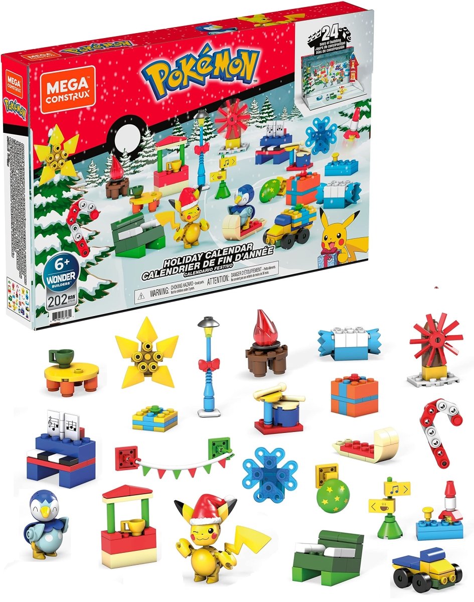 Mega Construx - Pokemon Holiday Calendar Construction Set - Inspire Newquay