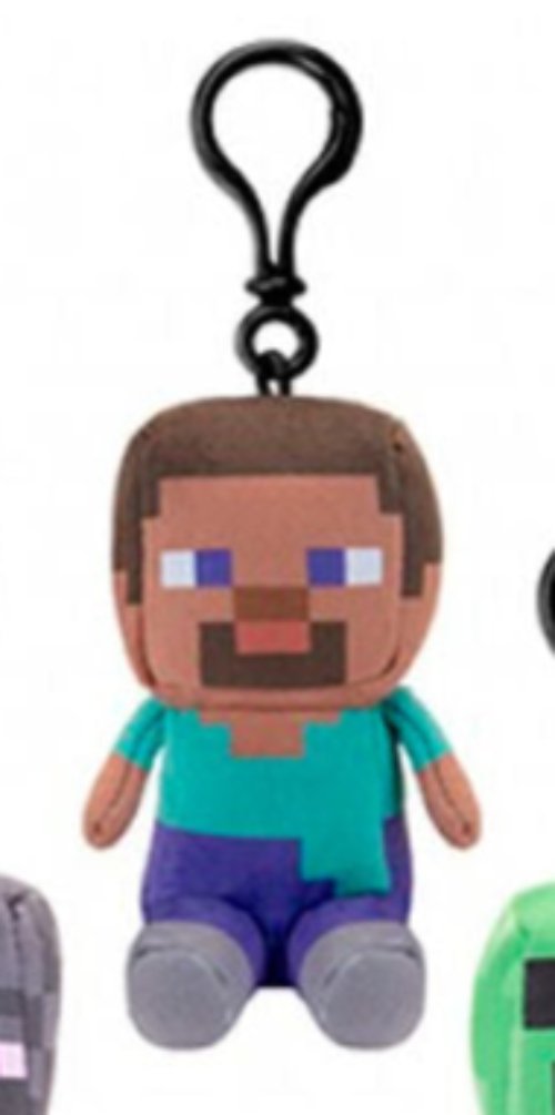 Minecraft 15cm Plush Bag Clips - Inspire Newquay