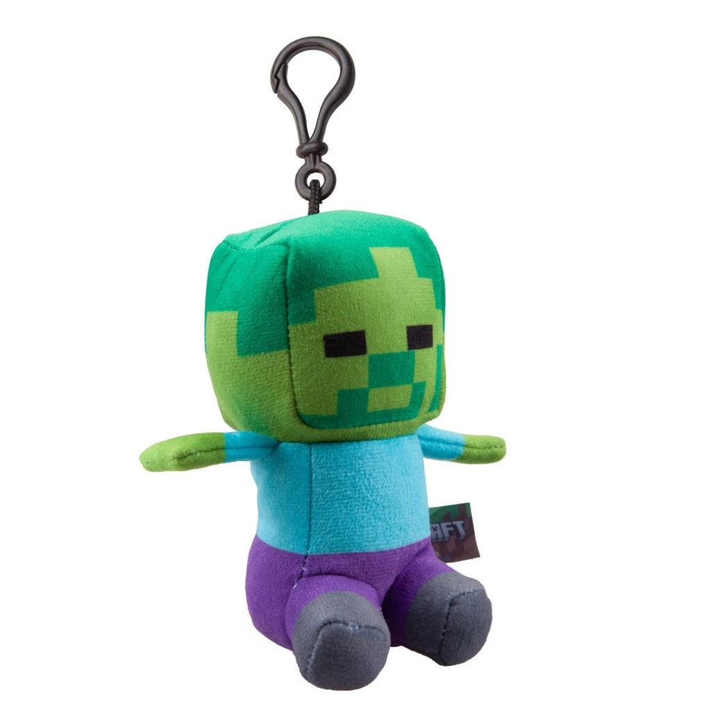 Minecraft 15cm Plush Bag Clips - Inspire Newquay