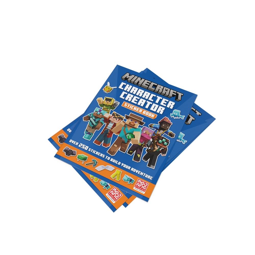 Minecraft Character Creator Sticker Book: A brand-new official sticker book adventure - Inspire Newquay