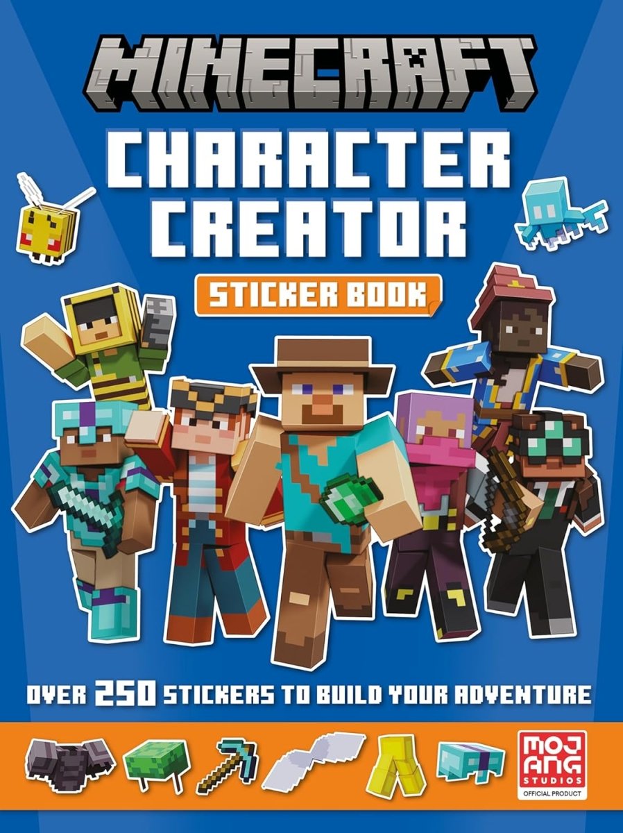 Minecraft Character Creator Sticker Book: A brand-new official sticker book adventure - Inspire Newquay