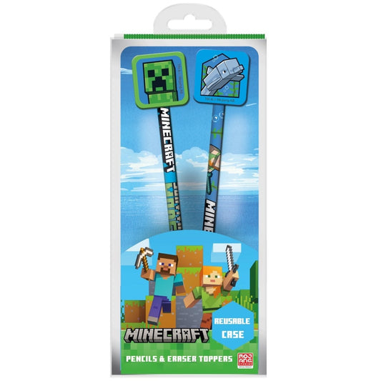 Minecraft (Icons) Pencils With Toppers - Inspire Newquay