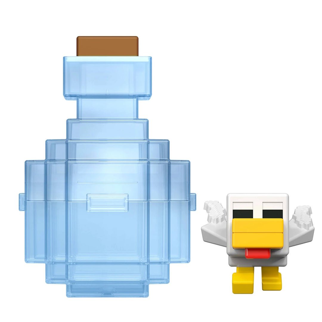 Minecraft Mini Mode Potion Brewing Action Figure - Clear Colour - Inspire Newquay