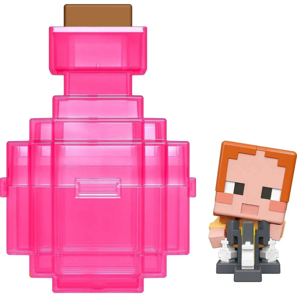 Minecraft Mini Mode Potion Brewing Action Figure - Pink - Inspire Newquay
