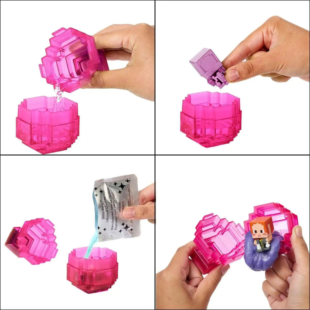 Minecraft Mini Mode Potion Brewing Action Figure - Pink - Inspire Newquay