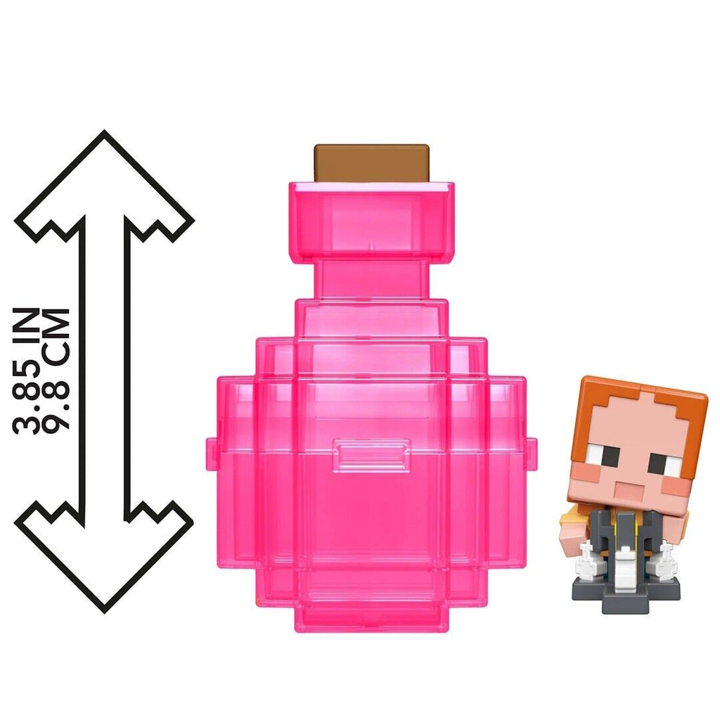 Minecraft Mini Mode Potion Brewing Action Figure - Pink - Inspire Newquay