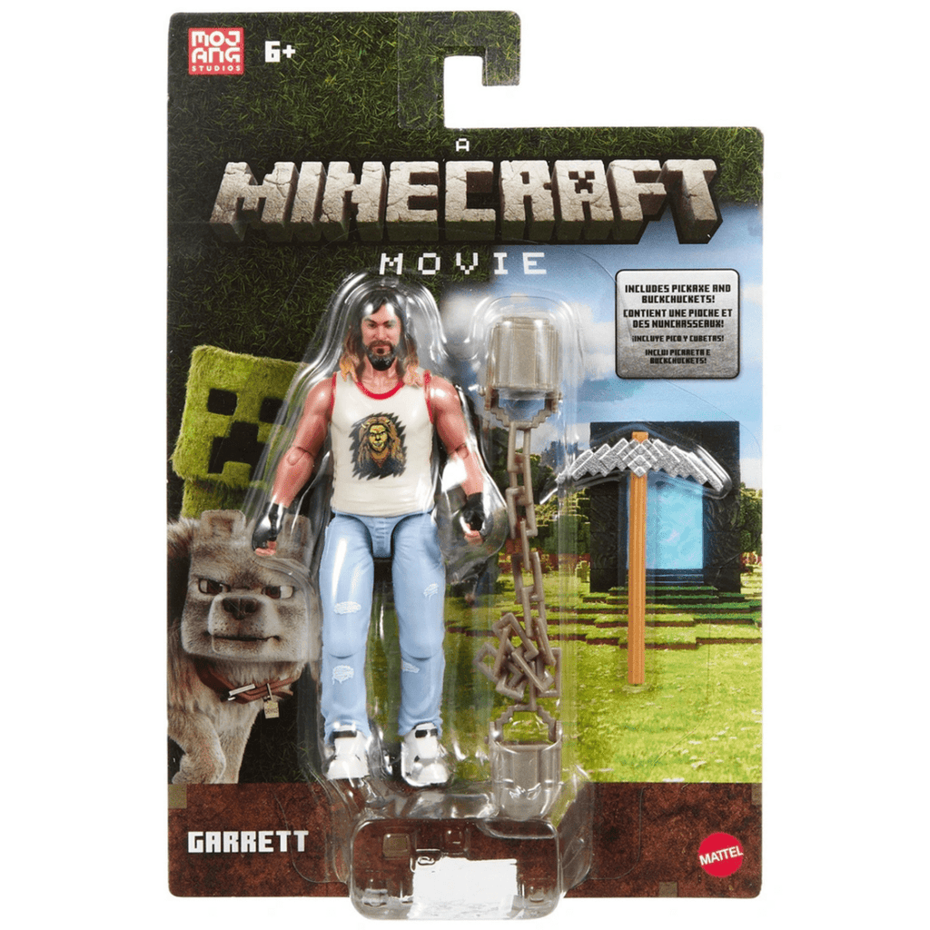 Minecraft Movie Garrett 4 - inch Action Figure & Accessories - Inspire Newquay
