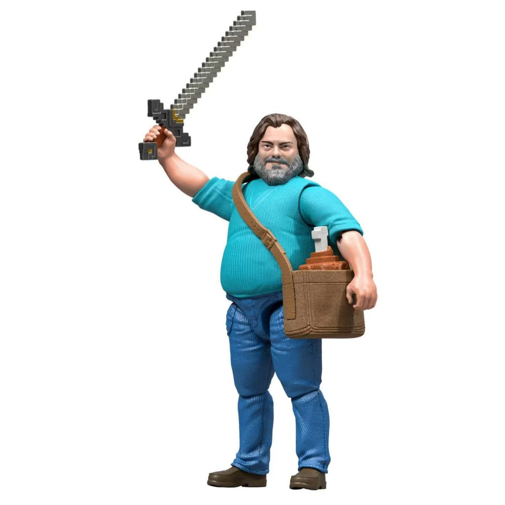 Minecraft Movie Steve 4 - inch Action Figure & Accessories - Inspire Newquay