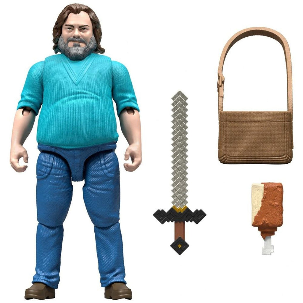 Minecraft Movie Steve 4 - inch Action Figure & Accessories - Inspire Newquay