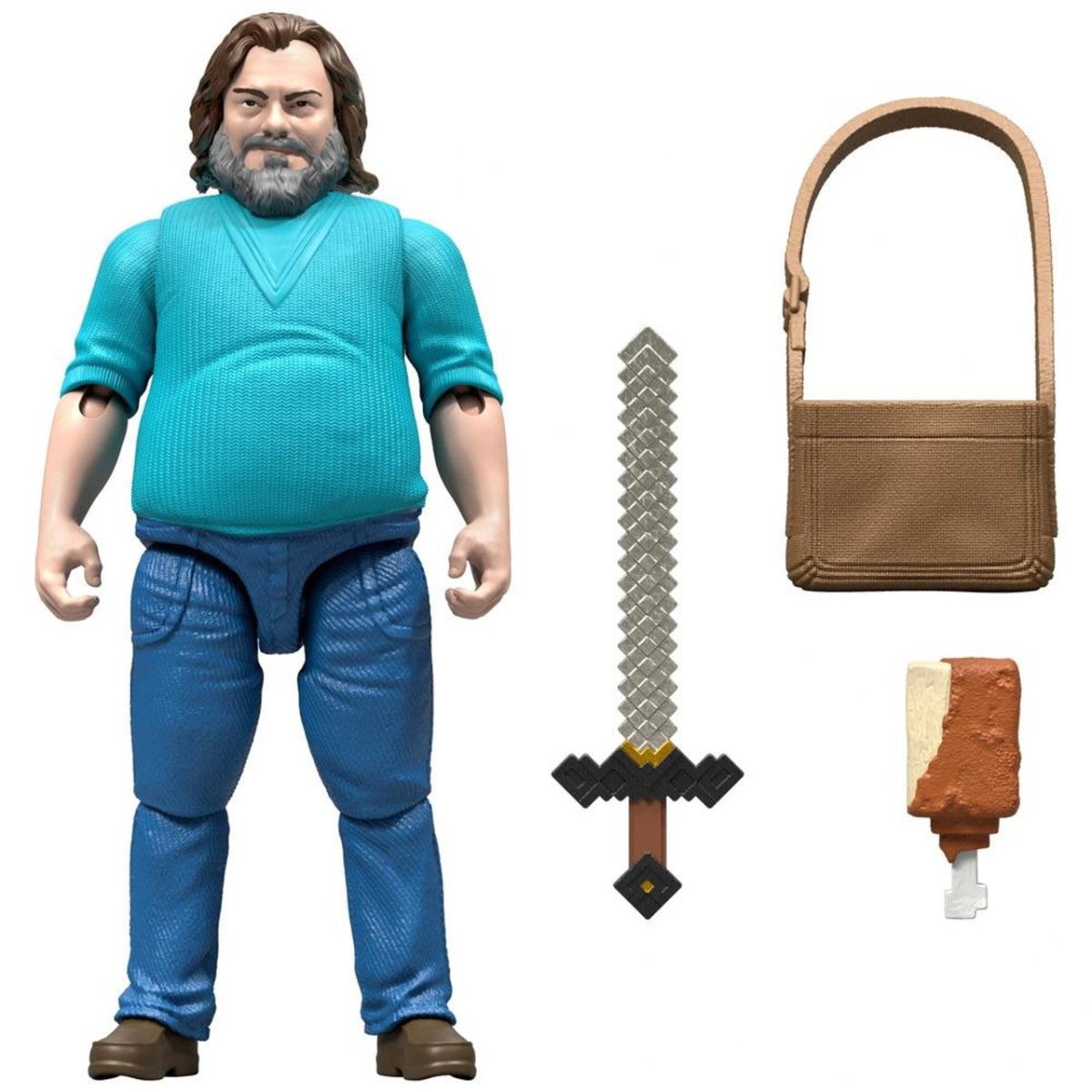 Minecraft Movie Steve 4 - inch Action Figure & Accessories - Inspire Newquay