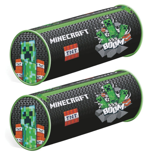 Minecraft (Tnt Boom) Barrel Pencil Case (1 Supplied) - Inspire Newquay