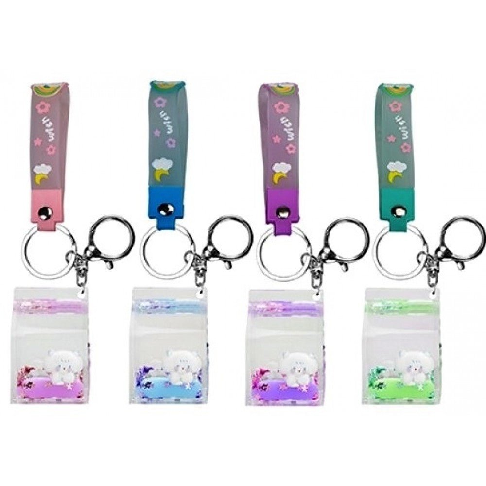 Mochi Pop! Kawaii Charm Keyring with Strap - Milk Carton (1 RANDOM Supplied) - Inspire Newquay