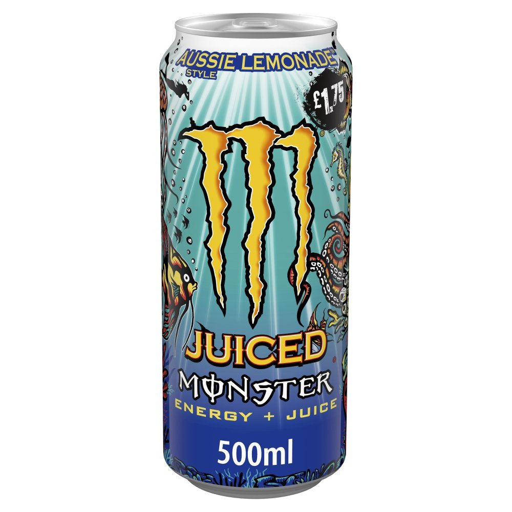 Monster Energy Drink Aussie Lemonade 500ml - Inspire Newquay