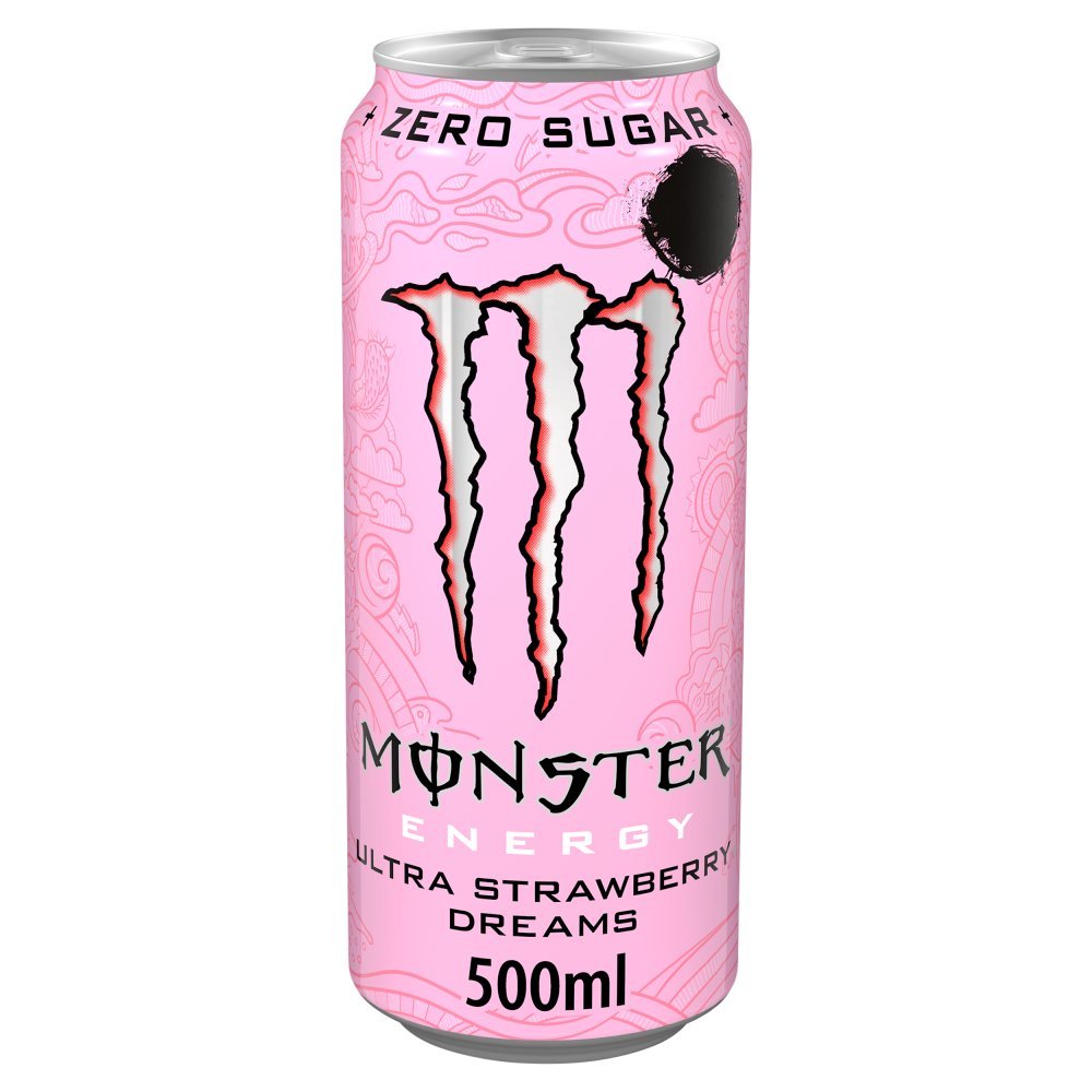 Monster Ultra Strawberry 500ml - Inspire Newquay