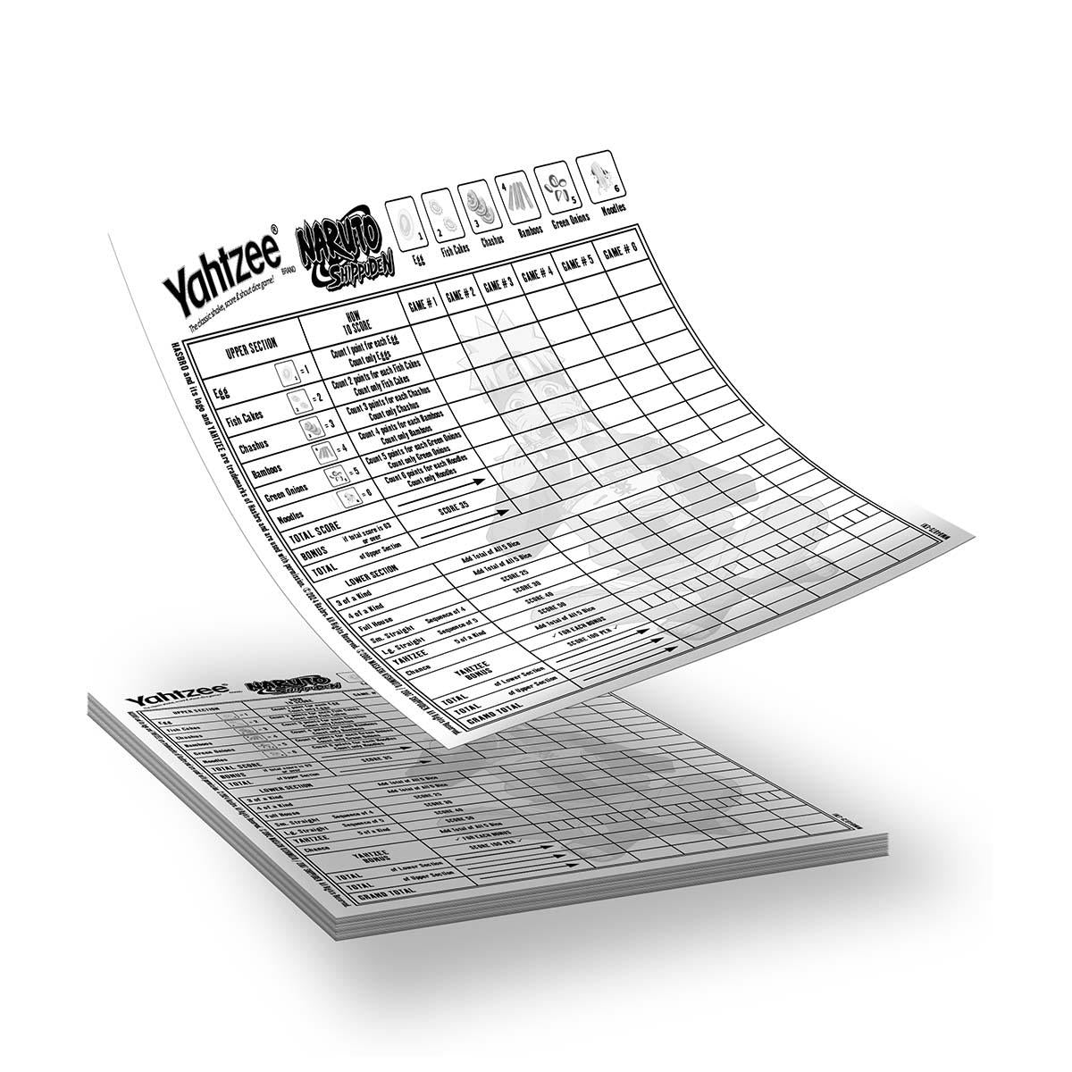 Naruto Shippuden Yahtzee - Inspire Newquay