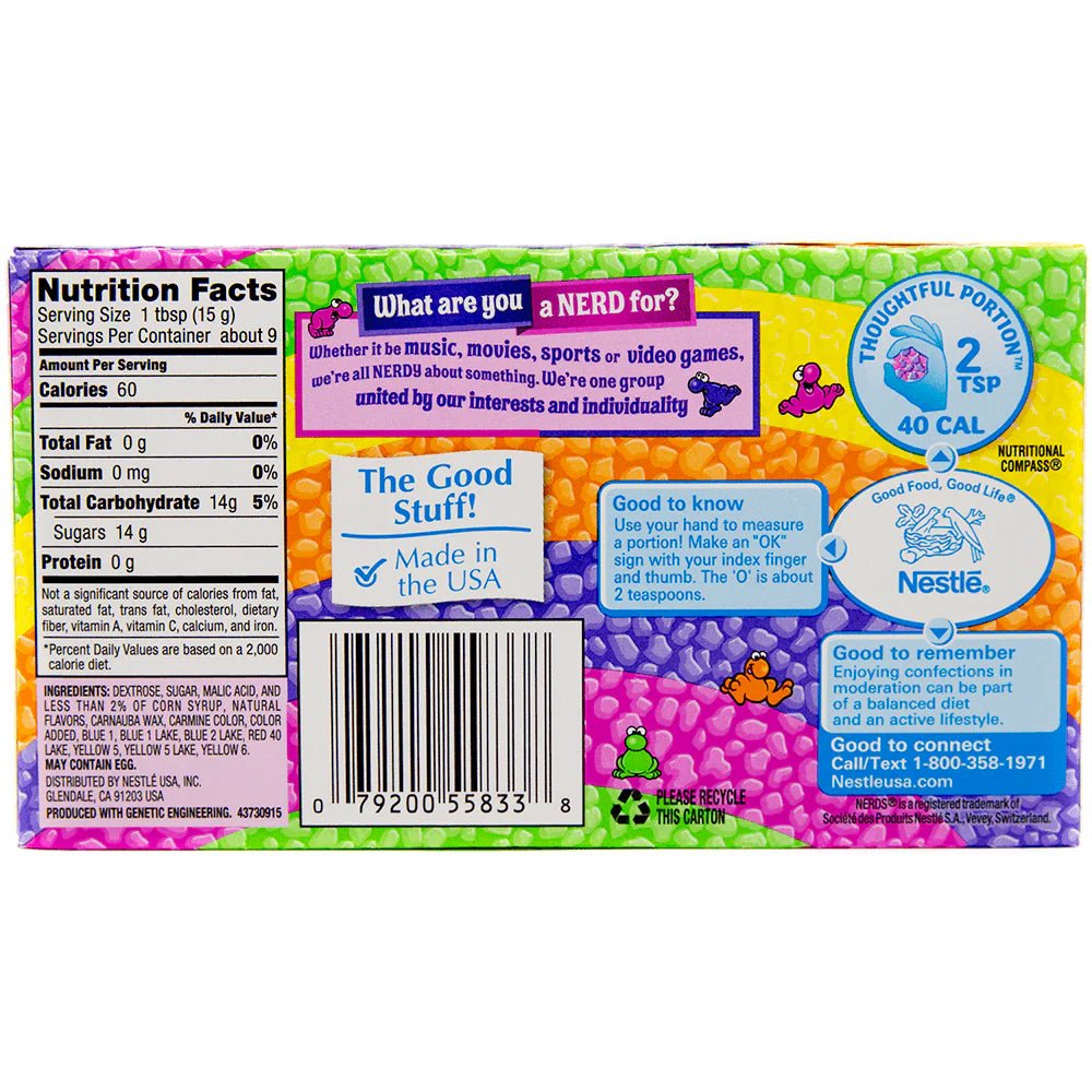 Nerds Rainbow Theatre Box 141g - Inspire Newquay