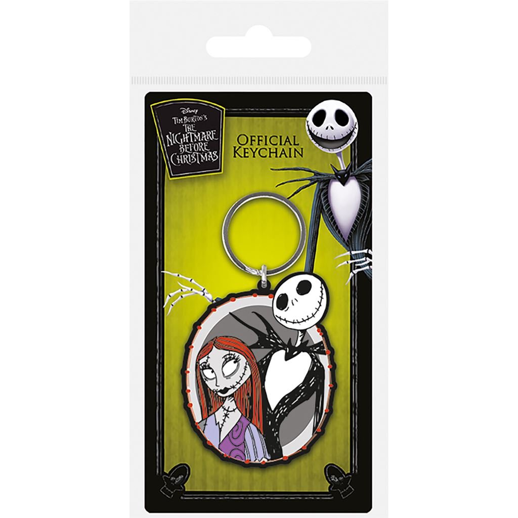 Nightmare Before Christmas (Jack & Sally) Pvc Keychain - Inspire Newquay