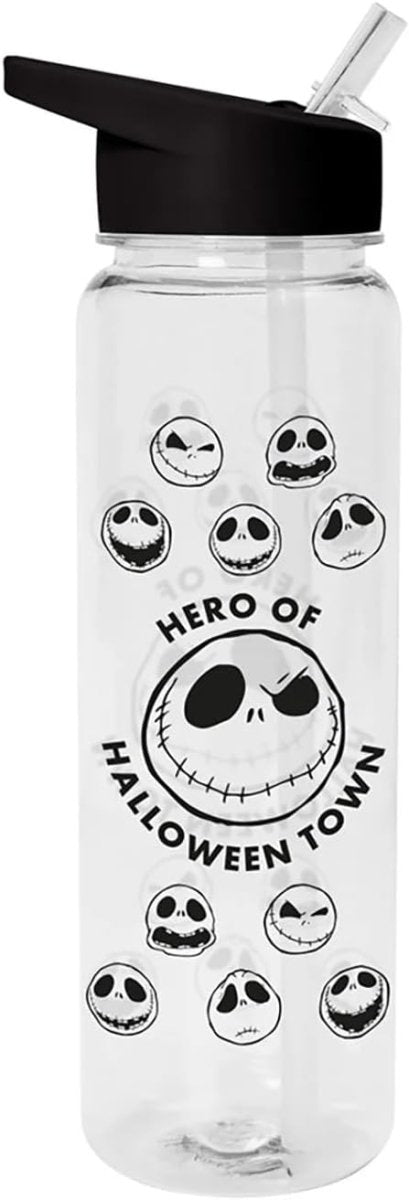 Nightmare Before Christmas Water Bottle (Hero Of Halloween Town Design) 540ml - Inspire Newquay