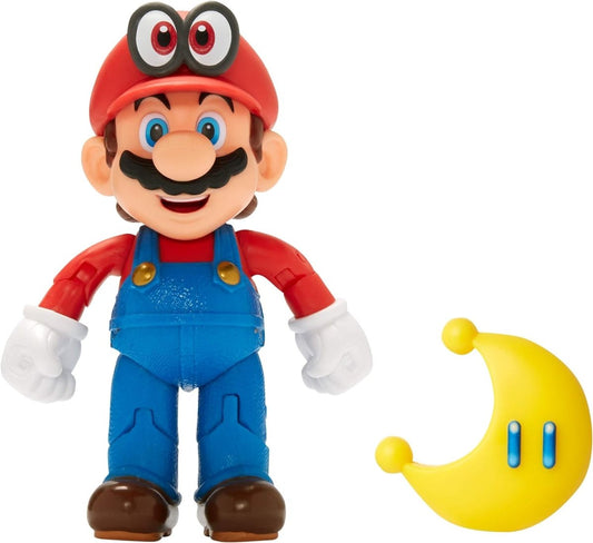 Nintendo Super Mario Bros Mario & Cappy with Yellow Moon - Inspire Newquay