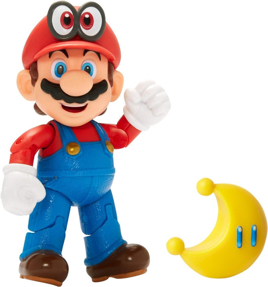 Nintendo Super Mario Bros Mario & Cappy with Yellow Moon - Inspire Newquay