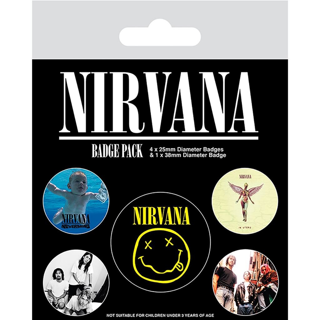 Nirvana (Iconic) Badge Pack - Inspire Newquay