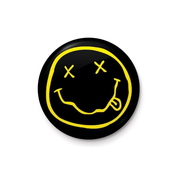 Nirvana (Smiley) 25mm Badge - Inspire Newquay