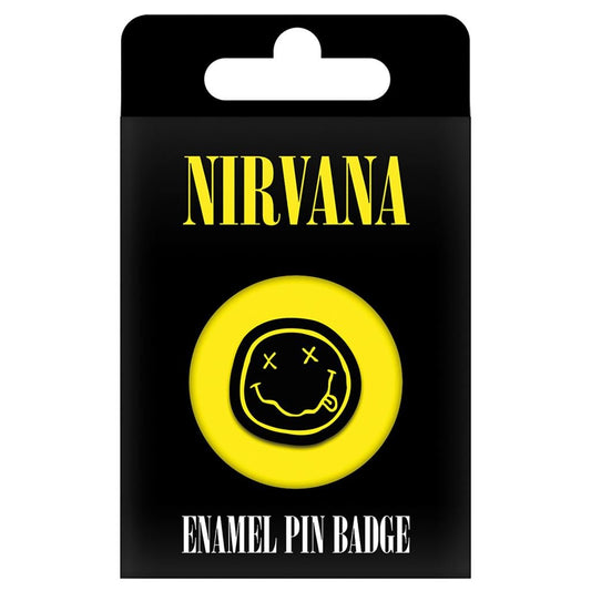 Nirvana (Smiley) Enamel Pin Badge - Inspire Newquay