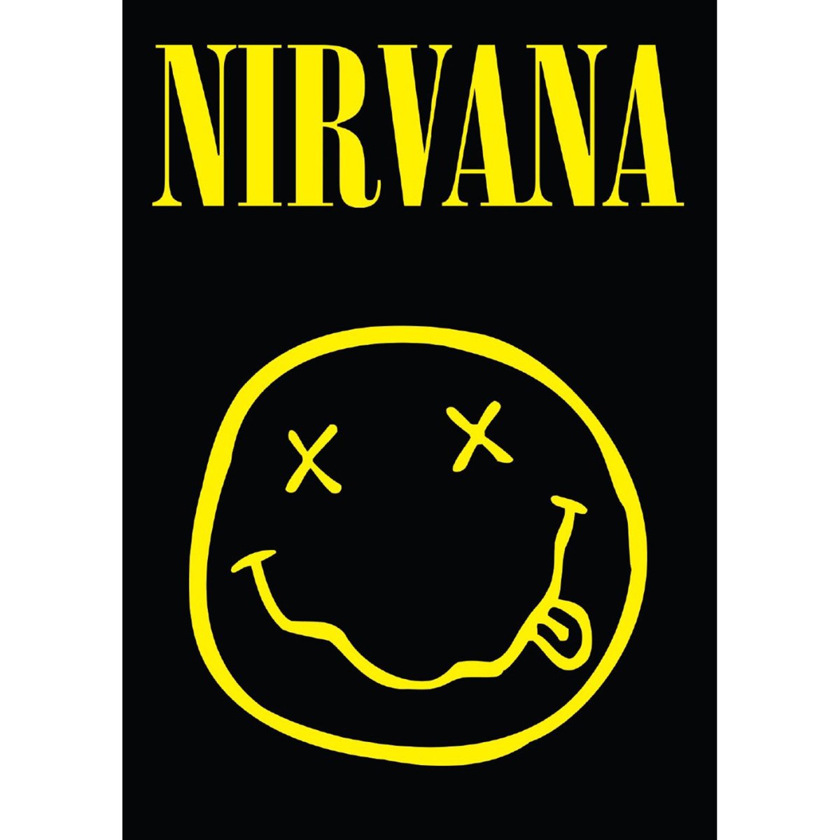 Nirvana (Smiley) Postcard Print A6 - Inspire Newquay