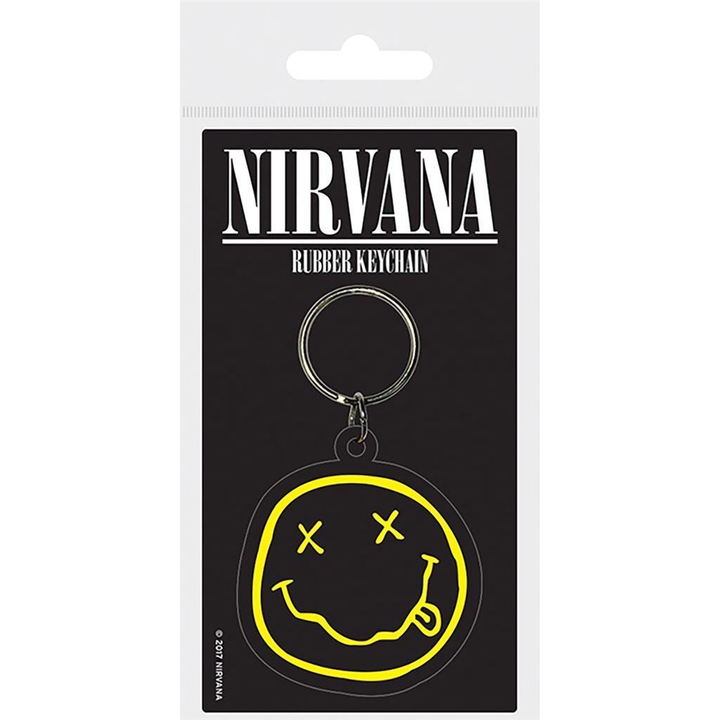 Nirvana (Smiley) Pvc Keychain - Inspire Newquay