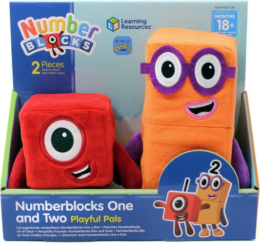 Numberblocks One and Two Plush Toys - Inspire Newquay