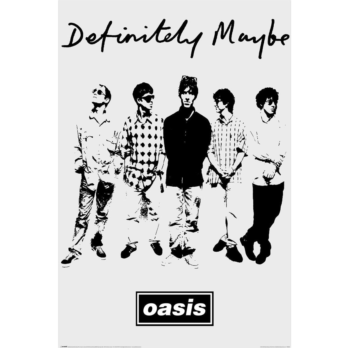 Oasis (Definitely Maybe Band) 61x91.5cm Maxi Poster - Inspire Newquay