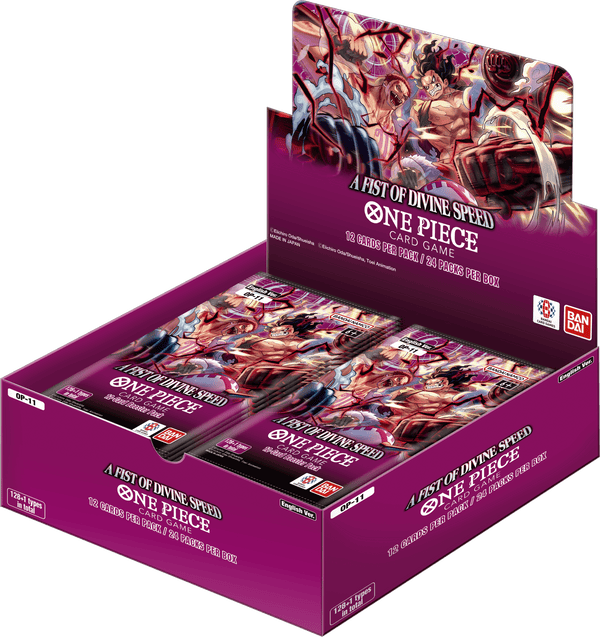 One Piece Card Game: A Fist of Divine Speed Booster Box (OP - 11) - Inspire Newquay