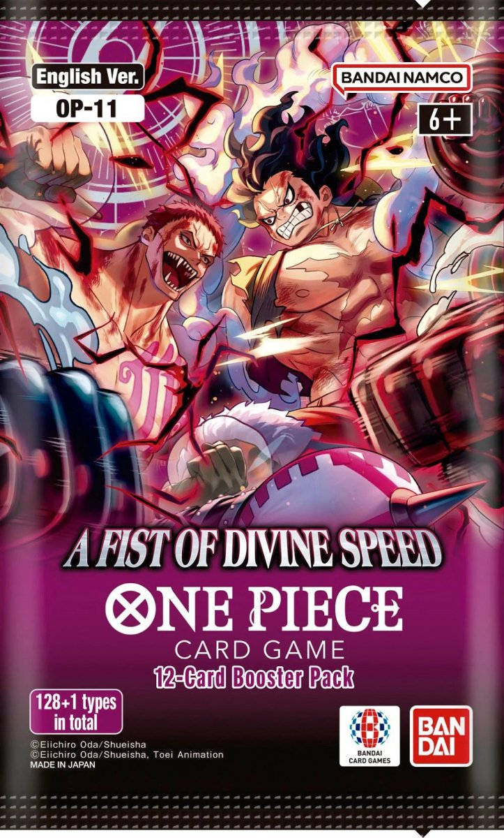 One Piece Card Game: A Fist of Divine Speed Booster Pack (OP - 11) - Inspire Newquay