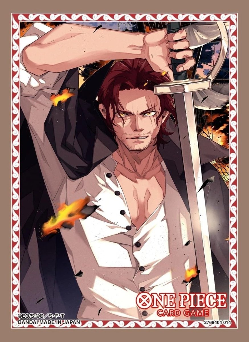 ONE PIECE Card Game Official Card Sleeve Series 10 - Shanks (70 ct) - Inspire Newquay