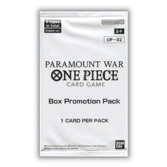 One Piece Card Game Paramount War - OP - 02 Box Promotion Pack Sealed - Inspire Newquay