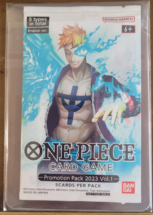 One Piece Card Game Promotion Pack 2023 Vol. 1 SEALED IN CARD HOLDER - Inspire Newquay