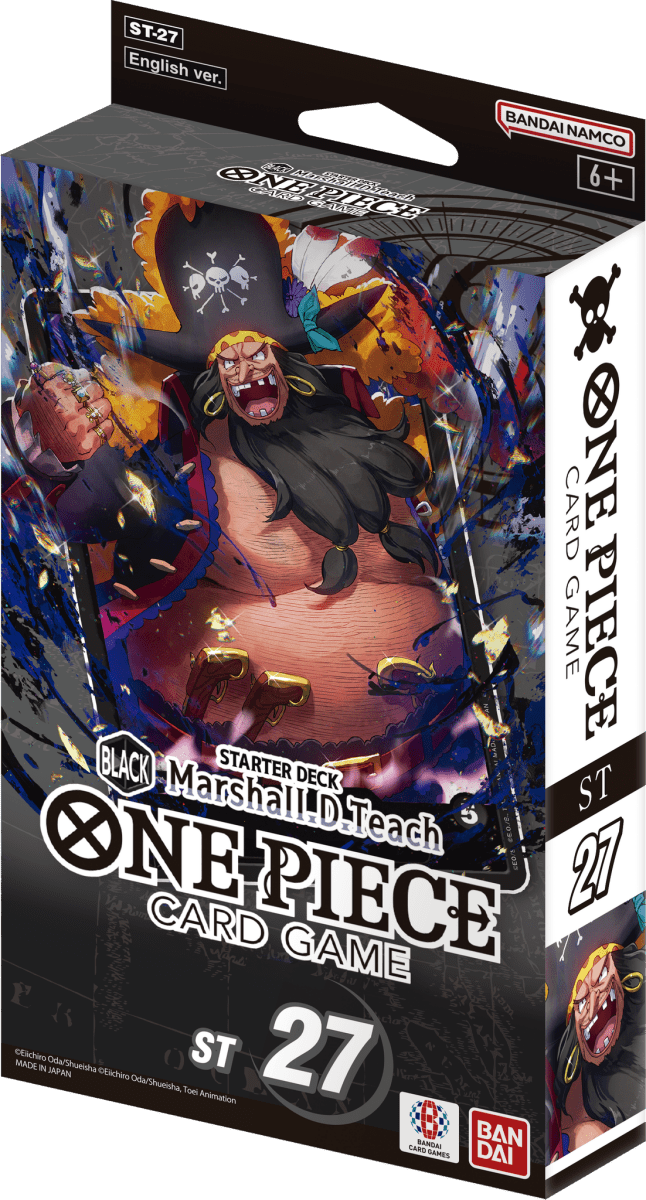 One Piece Card Game: Starter Deck - Black Marshall D. Teach (ST - 27) - Inspire Newquay