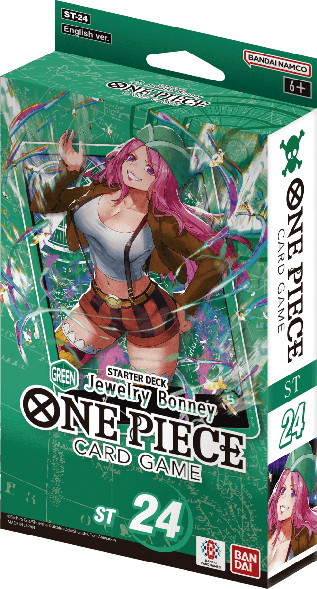 One Piece Card Game: Starter Deck - Green Jewelry Bonney (ST - 24) - Inspire Newquay