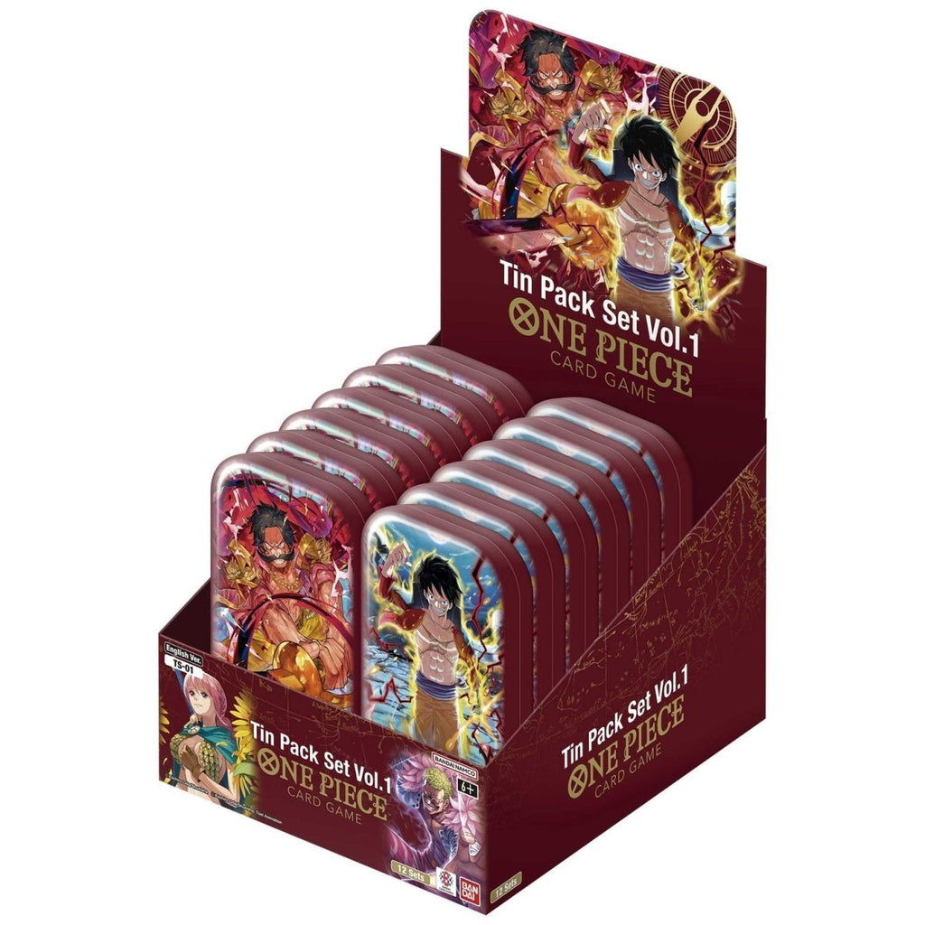 One Piece Card Game: Tin Pack (1 RANDOM Supplied) - Inspire Newquay