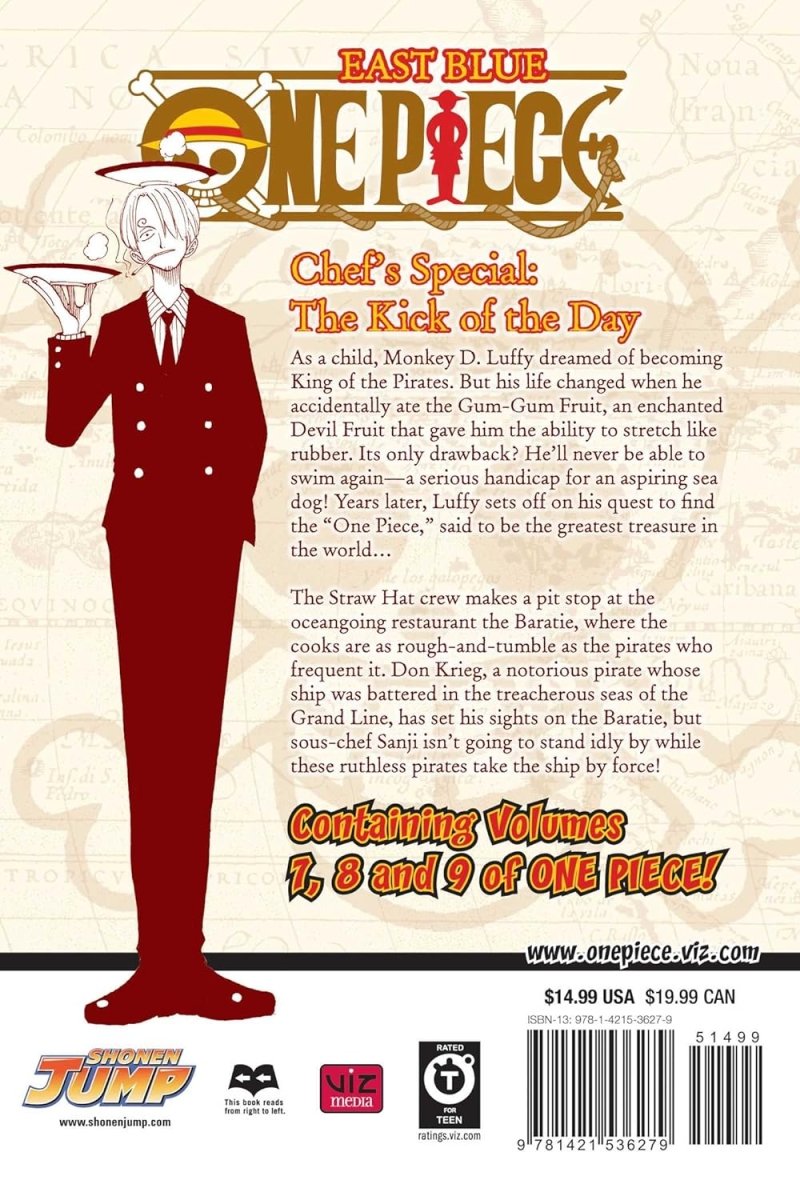 One Piece (Omnibus Edition), Vol. 3: Includes vols. 7, 8 & 9 - Inspire Newquay