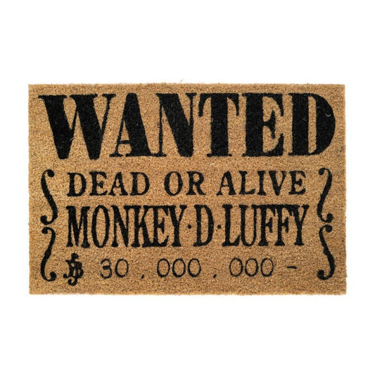 One Piece Wanted Monkey D. Luffy Doormat - Inspire Newquay